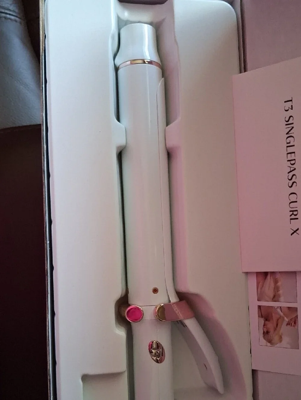 T3 White and Rose Gold SinglePass Curl X 1.25